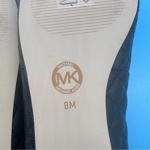 Michael Kors Black Quilted Leather Loafers Size 8M - Picture 8 of 8
